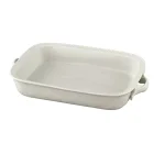 Park Designs Levingston 6 Qt. Rectangle Stoneware Baking Dish, Cream thumbnail 1
