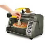 Hamilton Beach 1400-Watt 6-Slice Easy Reach Roll-Top Toaster Oven, Silver thumbnail 3