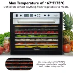 Tribest Sedona Supreme Digital Food Dehydrator with 9 Stainless Steel Trays thumbnail 6