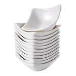 MALACASA 3 in. White Ceramic Ramekins Set of 12 - Porcelain Souffle Dishes and Serving Bowls thumbnail 1