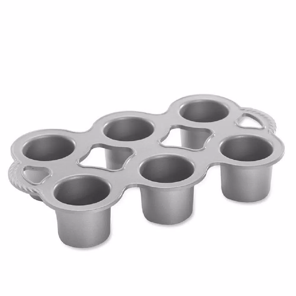 Nordic Ware Grand Popover Pan - Heavy Duty Cast Aluminum Specialty Bakeware