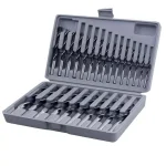 Professional Woodworker 25-Piece Brad Point Drill Bit Set, Heat Treated Carbon Steel thumbnail 2