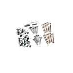 Global Door Controls 83 in. Heavy Duty Continuous Hinge, Limited Frame, Duranodic Finish thumbnail 5