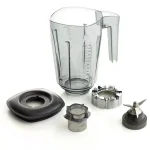 Omega 1 HP 2-Speed Silver Blender with 48 oz. Tritan Container thumbnail 4