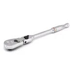 GEARWRENCH 1/4 in. Drive 90-Tooth Locking Flex Head Teardrop Ratchet thumbnail 1
