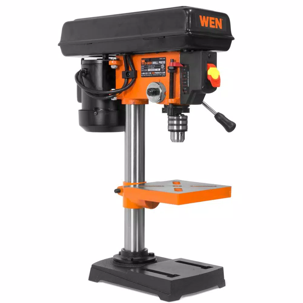 WEN 8 in. 5-Speed Cast Iron Benchtop Drill Press, 2.3 Amp