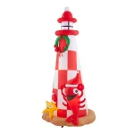 Home Accents Holiday 7.5 ft. Inflatable Lighthouse Scene with Starfish and Lobster Christmas Decoration thumbnail 3