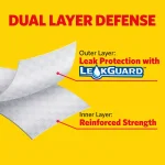 Glad 13 Gallon Tall Kitchen Trash Bags with Febreze Mediterranean Lavender OdorShield, Drawstring, 40-Count thumbnail 4