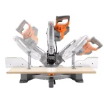 RIDGID 12 in. 15 Amp Dual Bevel Corded Compound Miter Saw with LED thumbnail 3