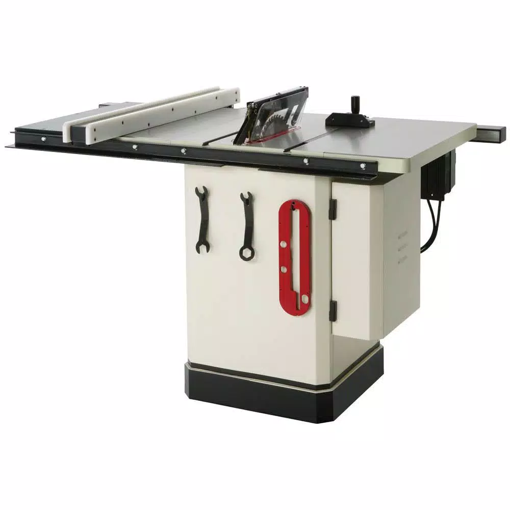 Shop Fox 10 in. 3 HP Cabinet Table Saw with Riving Knife and Cast-Iron Table