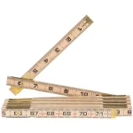 Klein Tools 6 ft. Hardwood Folding Rule - Inside Reading thumbnail 4