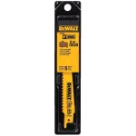 DEWALT 6 in. 6 TPI Bi-Metal Taper Back Reciprocating Saw Blade, 5-Pack thumbnail 3