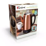 Euro Cuisine 12-Cup Copper Electric Percolator, Stainless Steel Coffee Maker thumbnail 6