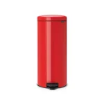 Brabantia Icon 8 Gallon Steel Step-On Trash Can - Passion Red thumbnail 1