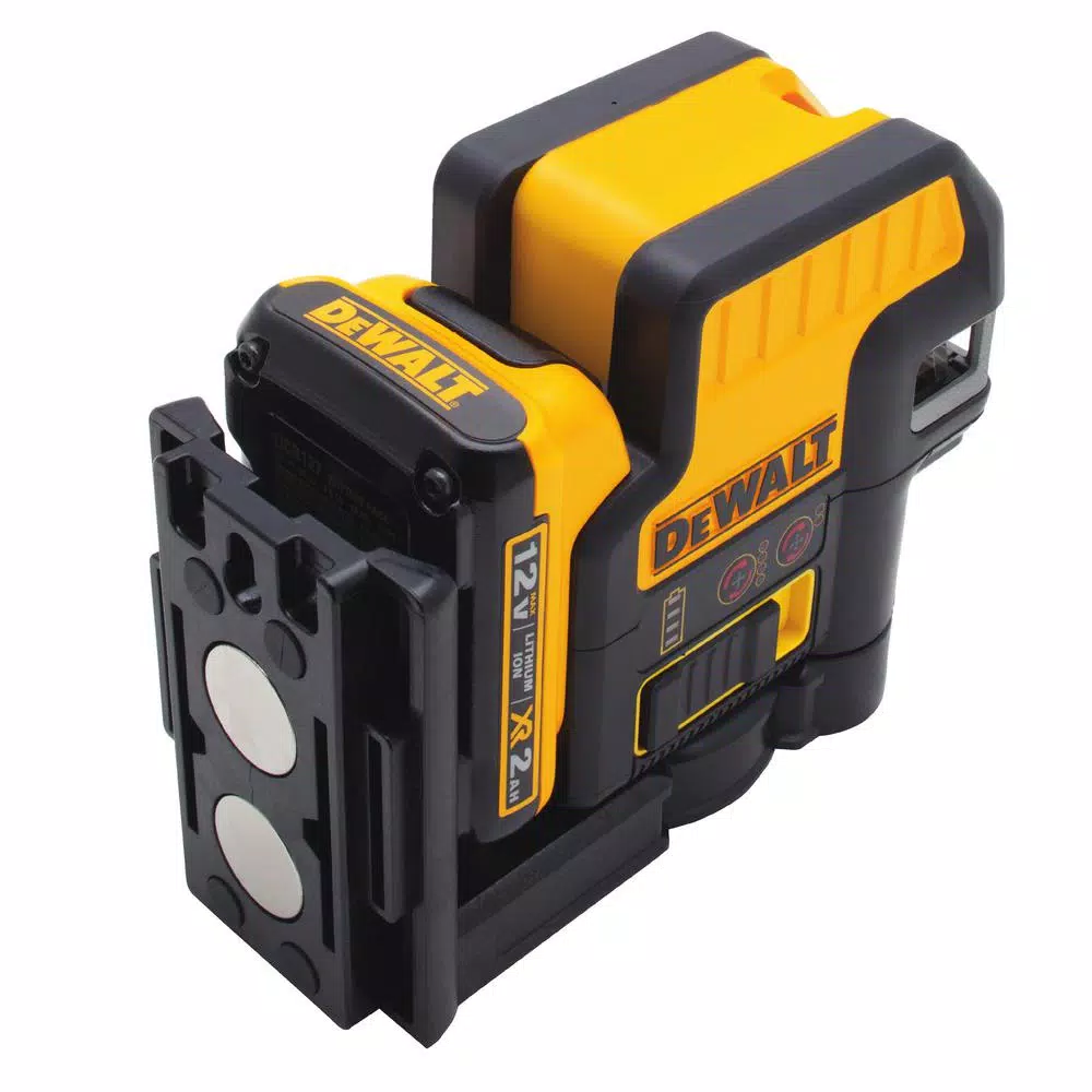 DEWALT 12V MAX Red Self-Leveling 2-Spot Cross Line Laser Starter Pack with TSTAK Case