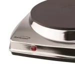 Brentwood Appliances TS-337 1000W Single Burner Electric Hot Plate, Silver thumbnail 5