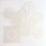 Designer Stencils Sweetheart Sayings Cookie Stencil Bundle - 9 Pattern Decorating Set thumbnail 1