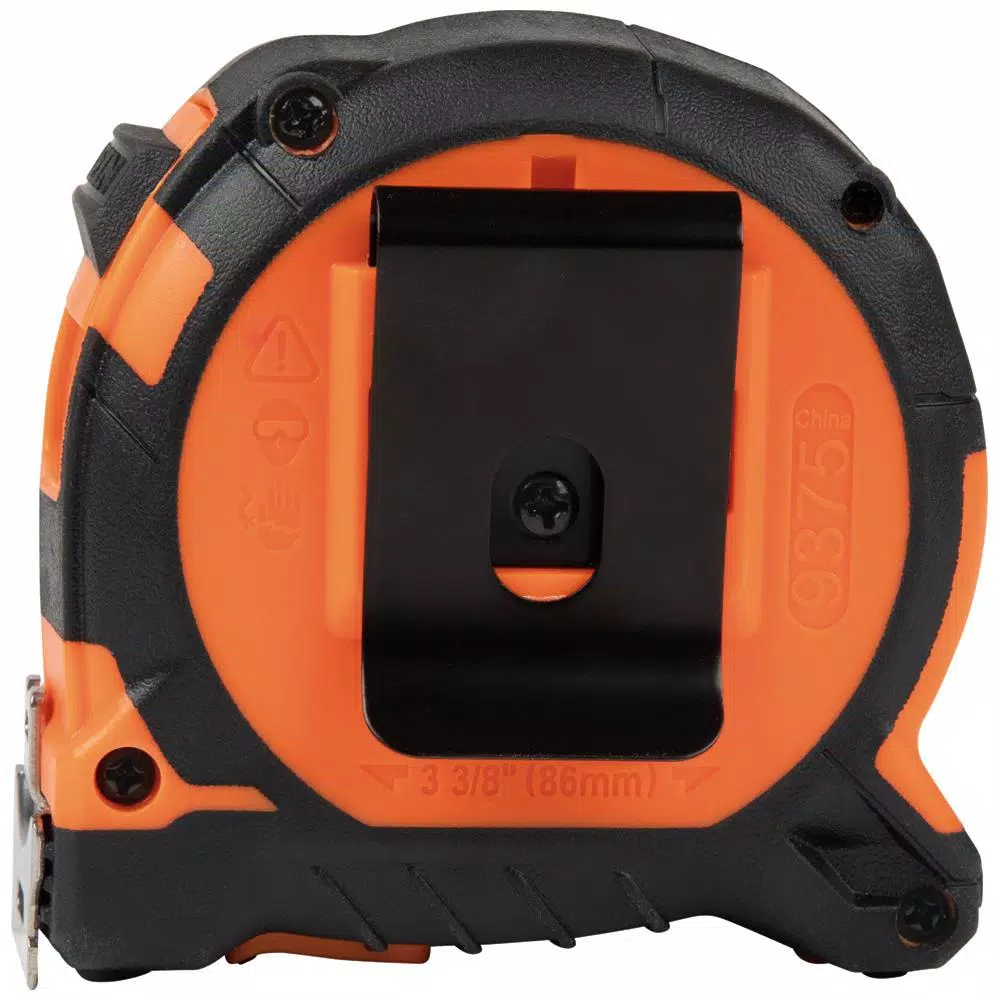 Klein Tools 7.5 m Magnetic Double-Hook Tape Measure, 25 ft Tough Blade