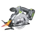 Genesis 20V Cordless 5-1/2 in. Circular Saw Kit with Laser Guide, 2 Ah Battery and Charger thumbnail 1