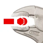 TEKTON 10 in. Curved Jaw Locking Pliers with Straight Tips thumbnail 4