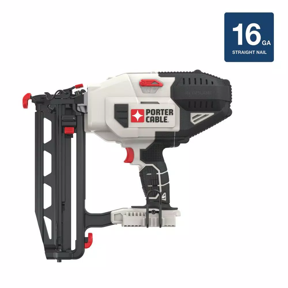 Porter-Cable 20V MAX 16-Gauge Cordless Straight Finish Nailer, Brushless (Tool-Only)