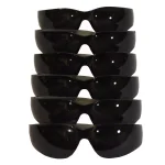 G & F Products EyePRO Smoke Safety Goggles, Scratch, Impact and Ballistic Resistant, 12 Pack, Dark Grey thumbnail 1