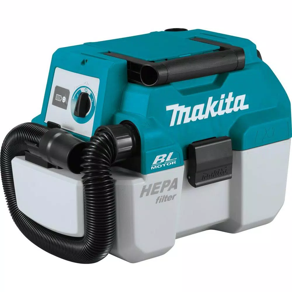 Makita 18V LXT Brushless Angle Grinder, SDS-Plus Rotary Hammer & 2 Gal. Vacuum Starter Kit