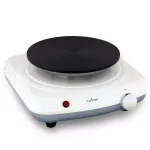 NutriChef White Electric Countertop Hot Plate Buffet Burner with Adjustable Temperature Control thumbnail 1