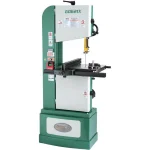 Grizzly Industrial Vertical Wood and Metal Bandsaw with Inverter Motor Speed Control and Stand thumbnail 1