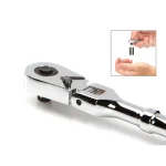 TEKTON 1/4 in. Drive x 6 in. Flex Quick-Release Ratchet with 90-Tooth Gear thumbnail 5