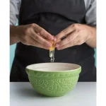 Mason Cash In The Forest Hedgehog Green Earthenware Mixing Bowl Set of 2 thumbnail 3
