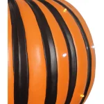 Haunted Hill Farm 36 in. Lighted Stacked Pumpkin Trio, Indoor/Outdoor Halloween Decor thumbnail 3