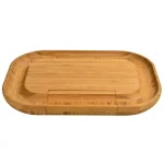 Unbranded Picnic at Ascot Malvern Deluxe Bamboo Cheese Board Set with 4 Stainless Steel Tools thumbnail 2