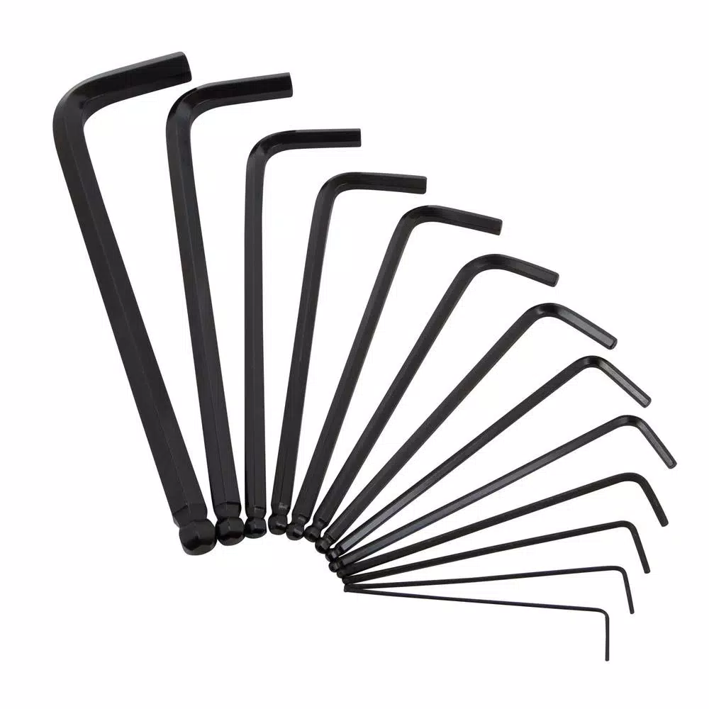 Steelman 13-Piece Metric Long Arm Ball End Hex Key Wrench Set