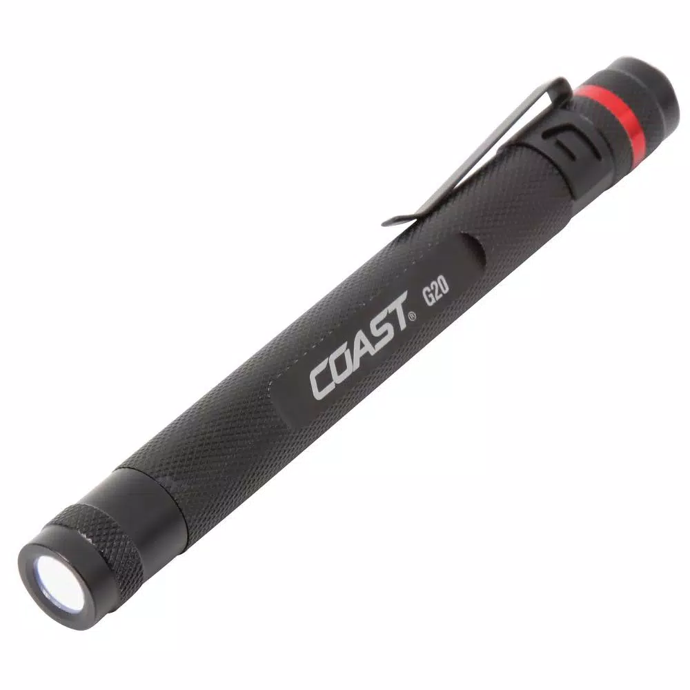 Coast G20 Inspection Beam LED Penlight, Aluminum, Black