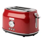 Haden Dorset 1500W 2-Slice Wide Slot Retro Toaster - Red thumbnail 1