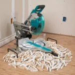 Makita 18V X2 LXT 10 in. Brushless Dual-Bevel Sliding Compound Miter Saw Kit with 4 5.0 Ah Batteries & Charger thumbnail 14