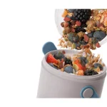 BergHOFF Leo Grey and Blue Dual Lunch Pot - 16 oz 2-Piece Food Storage Container Set thumbnail 2