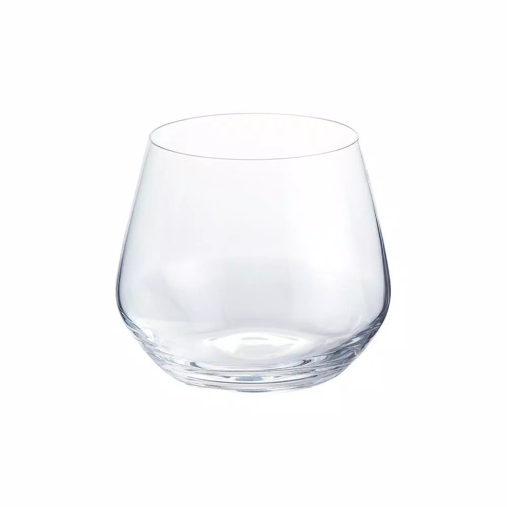 Home Decorators Collection Genoa 18.5 oz. Lead-Free Crystal Stemless Wine Glasses, Set of 8