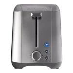 BLACK+DECKER Rapid Toast 2-Slice Stainless Steel Wide Slot Toaster, 1200W thumbnail 1