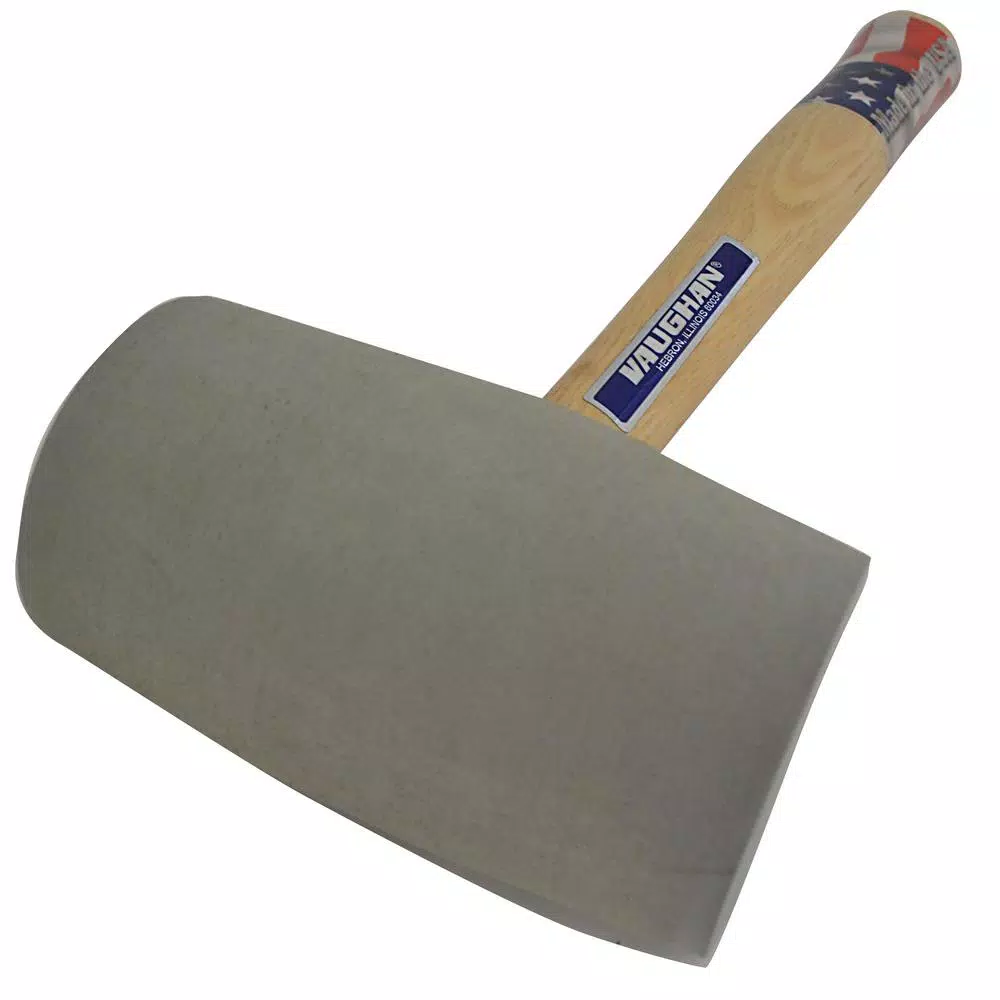 Vaughan RM18DB 18 oz. Non-Marring Rubber Dead Blow Mallet with Hickory Handle