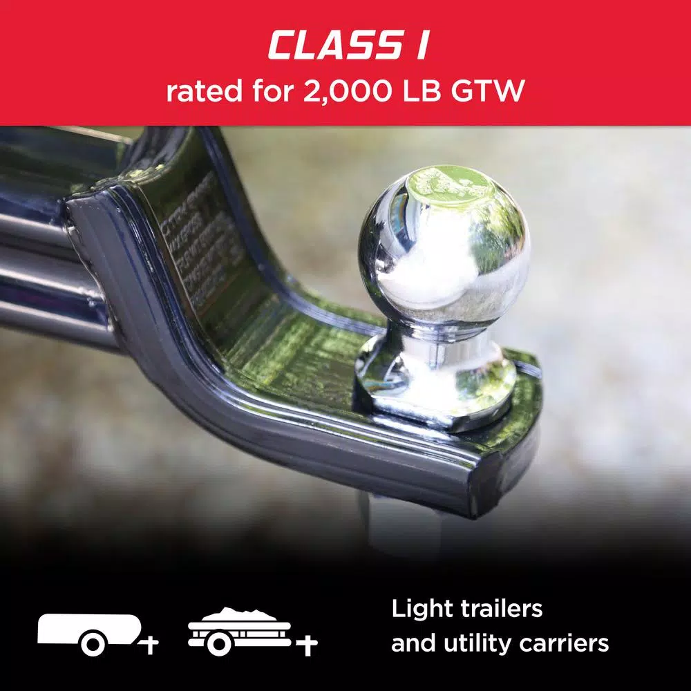 TowSmart 1-7/8 in. Chrome Hitch Ball with Wrench Flats