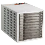 Weston 10-Tray Food Dehydrator with Temperature Control, White thumbnail 1