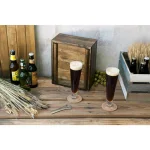 Legacy Pilsner Beer Gift Set with Acacia Wood Case, 2 Glasses, Cork Coasters, and Bottle Opener thumbnail 7