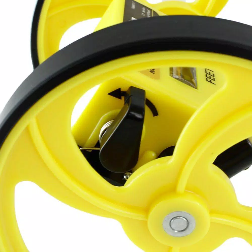 TR Industrial 6 in. Aluminum Collapsible Measuring Wheel, Up to 9,999 ft.