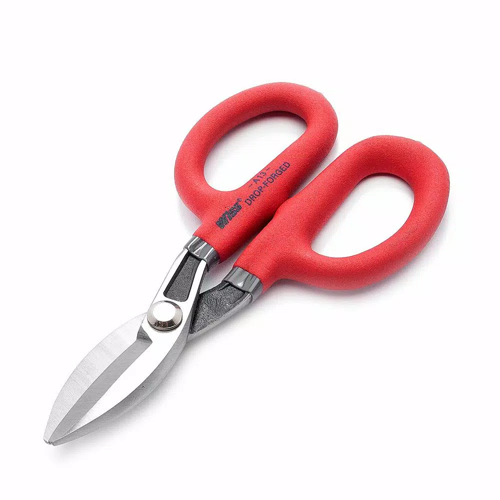 Wiss Crescent Wiss 7 in. Straight-Cut Tin Snips with Cushion-Grip