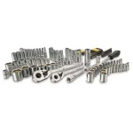 Stanley 123-Piece Socket Set with Ratchets, 3/8 in. and 1/4 in. Drive, Metric and SAE thumbnail 1