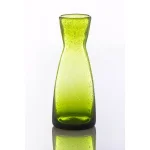 Abigails Army Green Hand-Blown Bubble Glass Carafe - 32 oz Multi-Purpose Beverage Serveware thumbnail 1