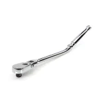 TEKTON 3/8 in. Drive x 12 in. Flex Head Bent Handle Ratchet, 90-Tooth thumbnail 1