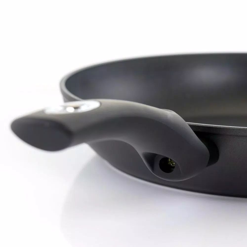 Oster Cuisine Bissett 12 in. Aluminum Nonstick Frying Pan, Black